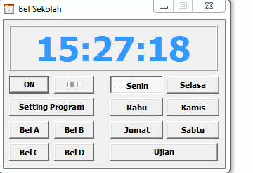 sourcecode aplikasi bel sekolah