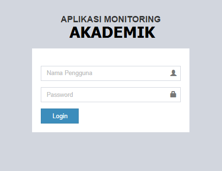 aplikasi monitoring akademik